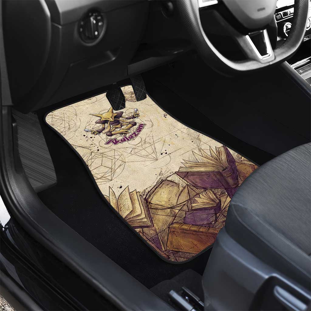 Alakazam Car Mats Mystic Geometric Alchemy Art