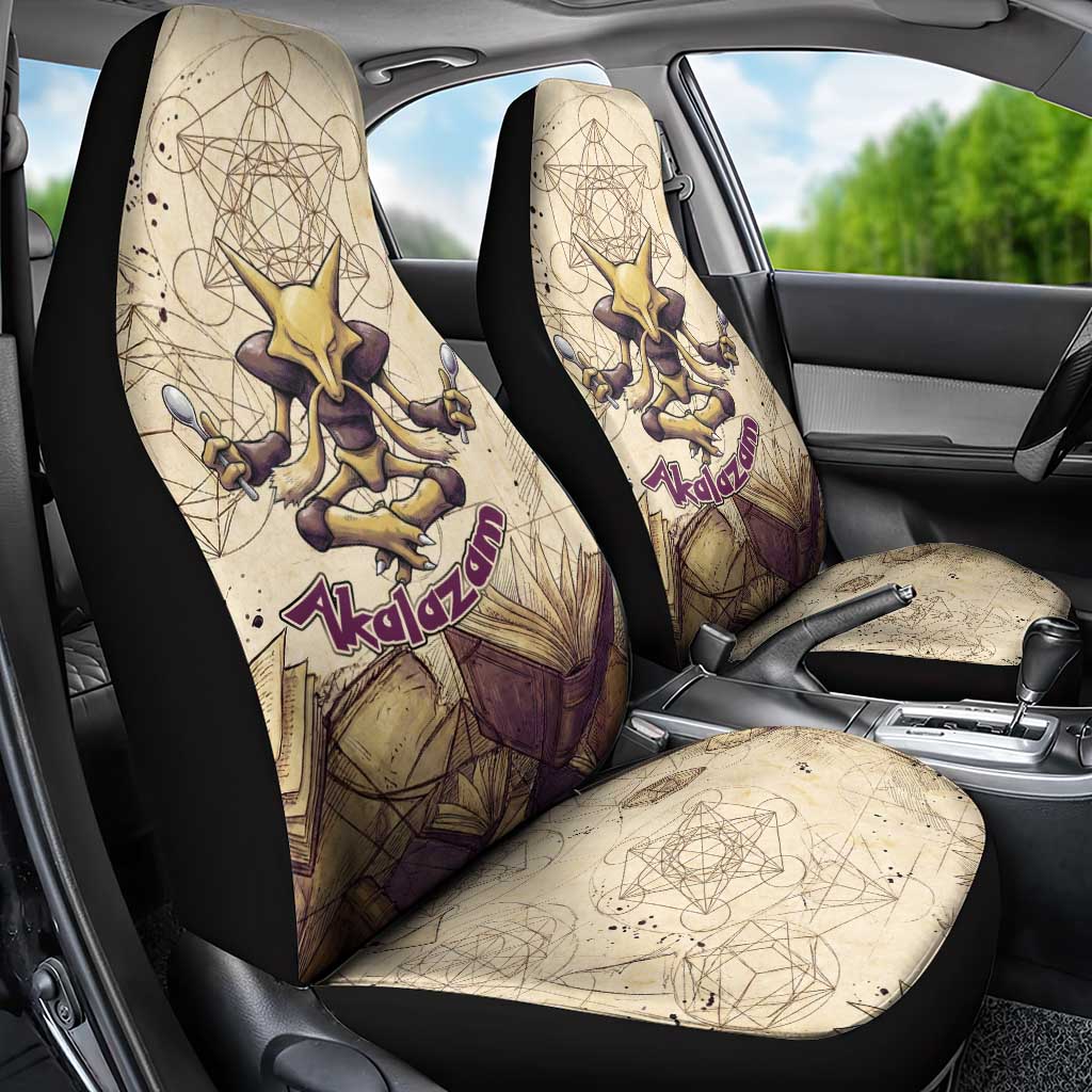 Alakazam Car Seat Cover Mystic Geometric Alchemy Art