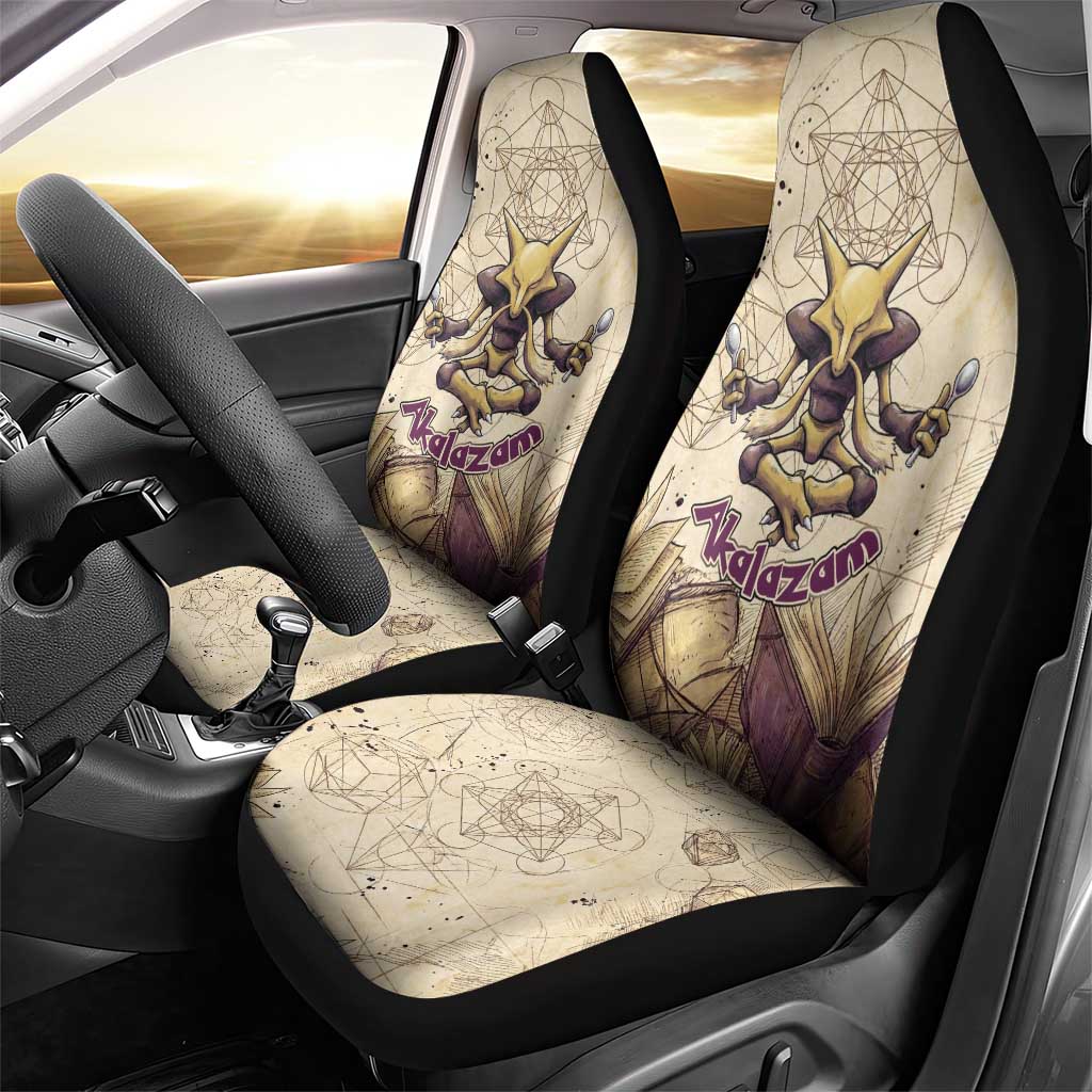 Alakazam Car Seat Cover Mystic Geometric Alchemy Art