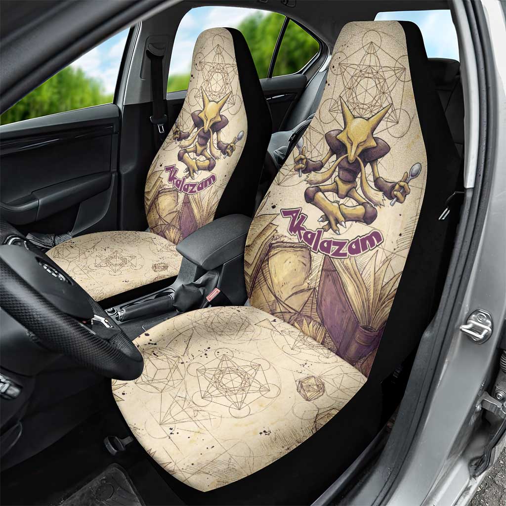 Alakazam Car Seat Cover Mystic Geometric Alchemy Art