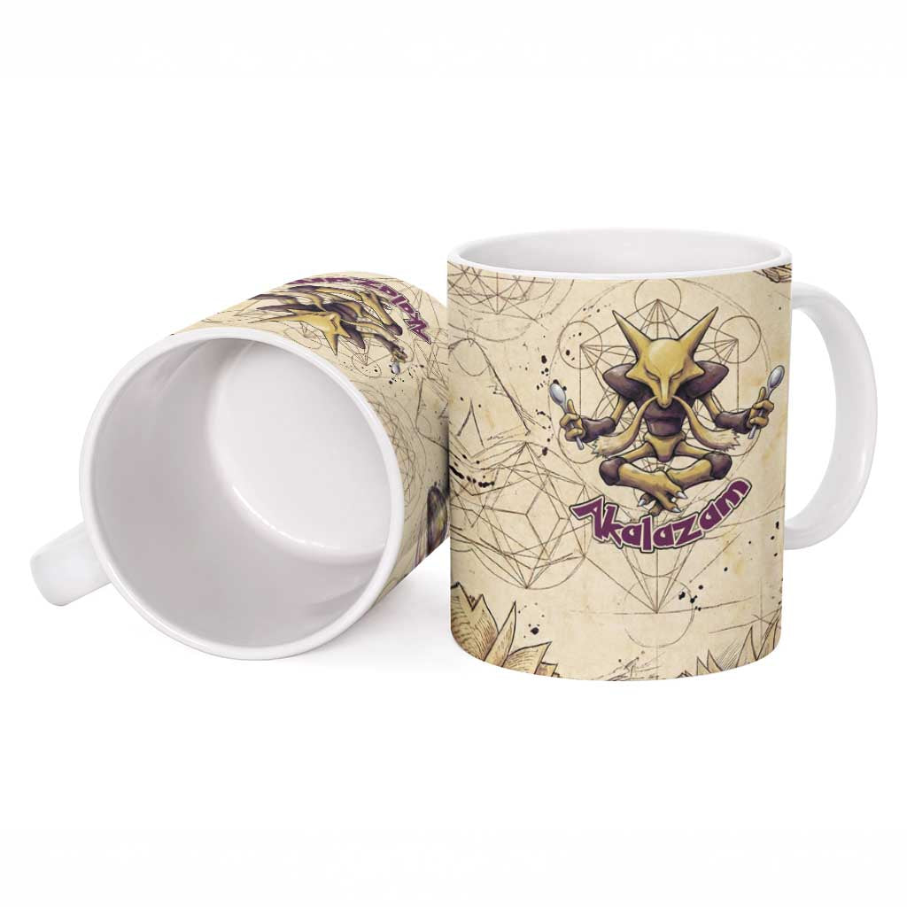 Alakazam Ceramic Mug Mystic Geometric Alchemy Art