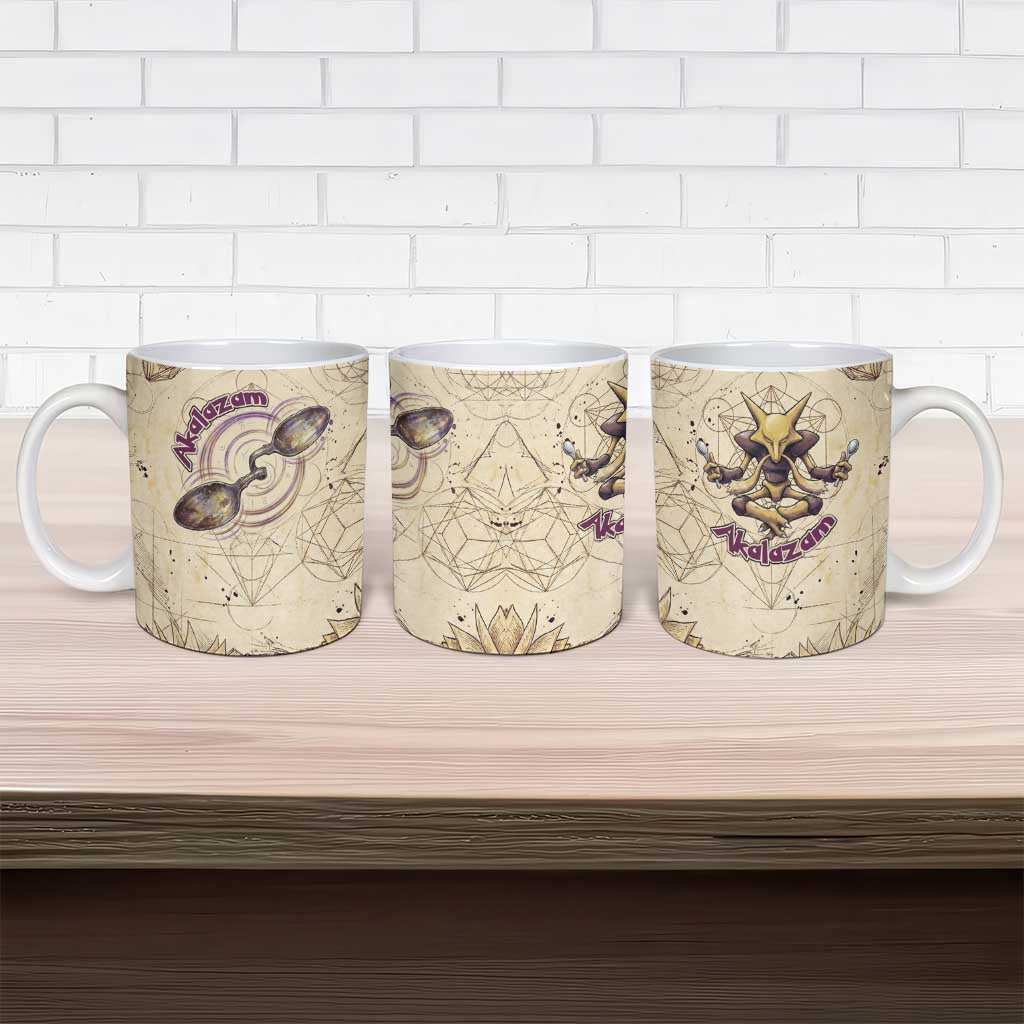 Alakazam Ceramic Mug Mystic Geometric Alchemy Art