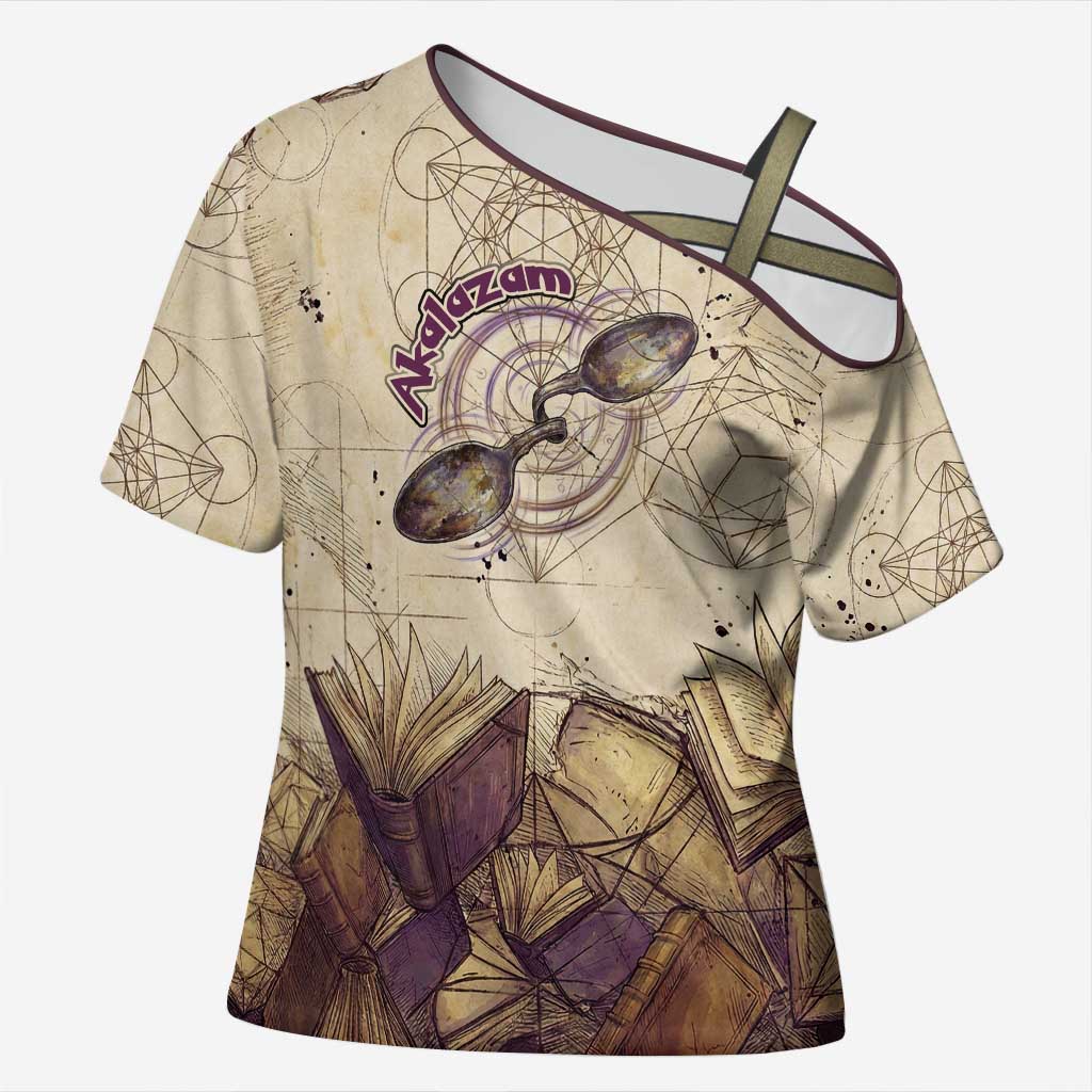 Alakazam Cross Shoulder Shirt Mystic Geometric Alchemy Art