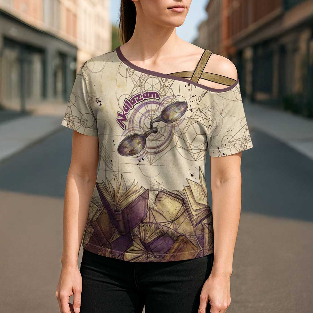 Alakazam Cross Shoulder Shirt Mystic Geometric Alchemy Art