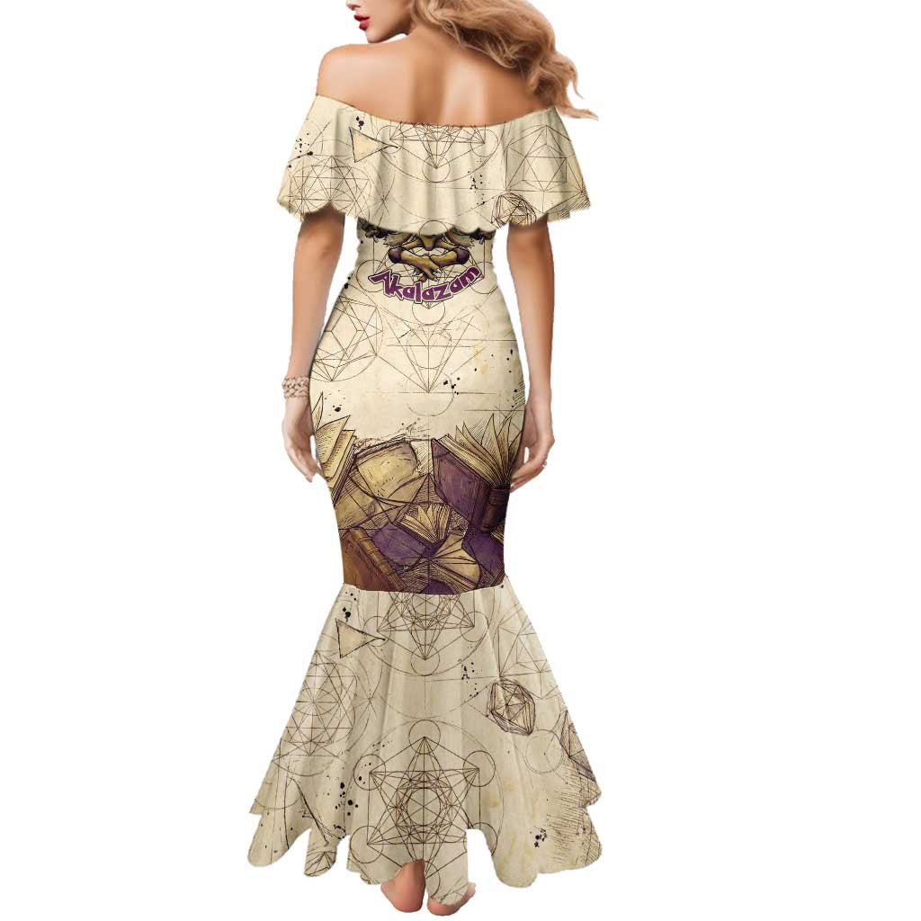 Alakazam Family Matching Mermaid Dress and Hawaiian Shirt Mystic Geometric Alchemy Art