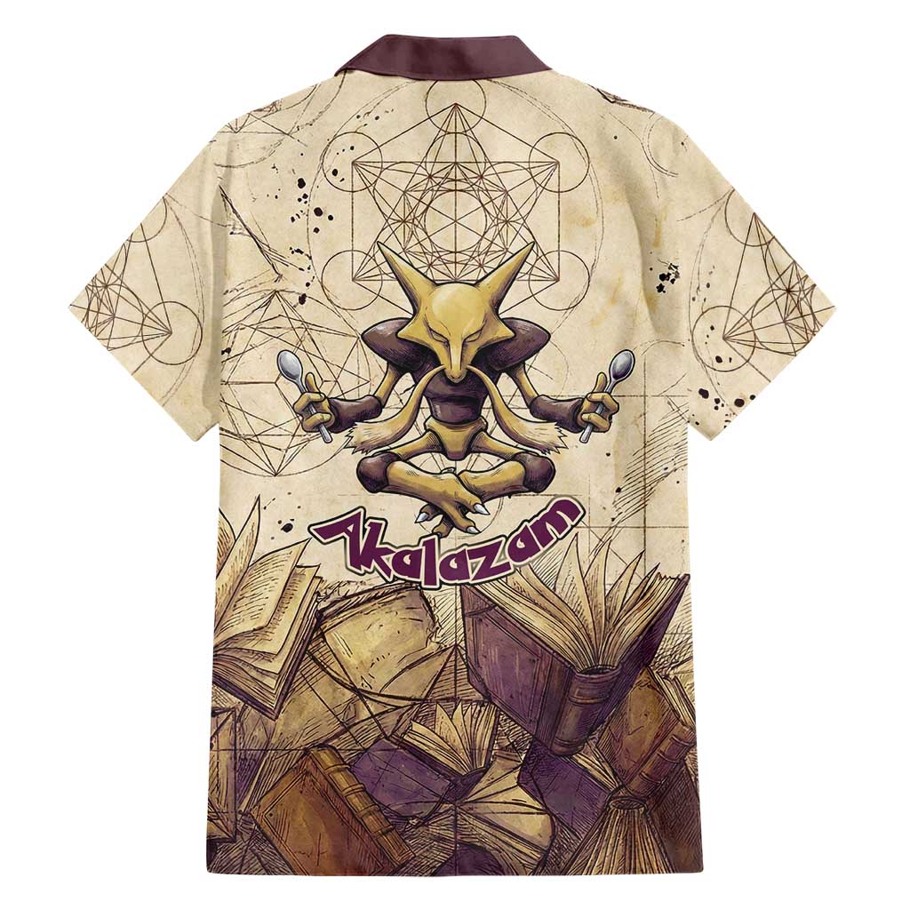 Alakazam Family Matching Puletasi and Hawaiian Shirt Mystic Geometric Alchemy Art