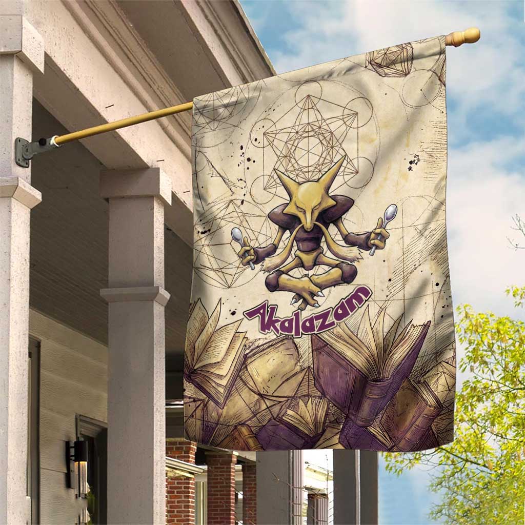 Alakazam Garden Flag Mystic Geometric Alchemy Art