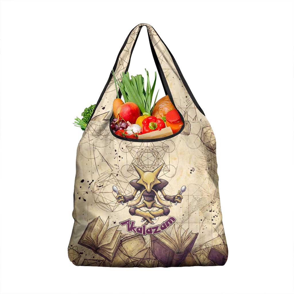 Alakazam Grocery Bag Mystic Geometric Alchemy Art