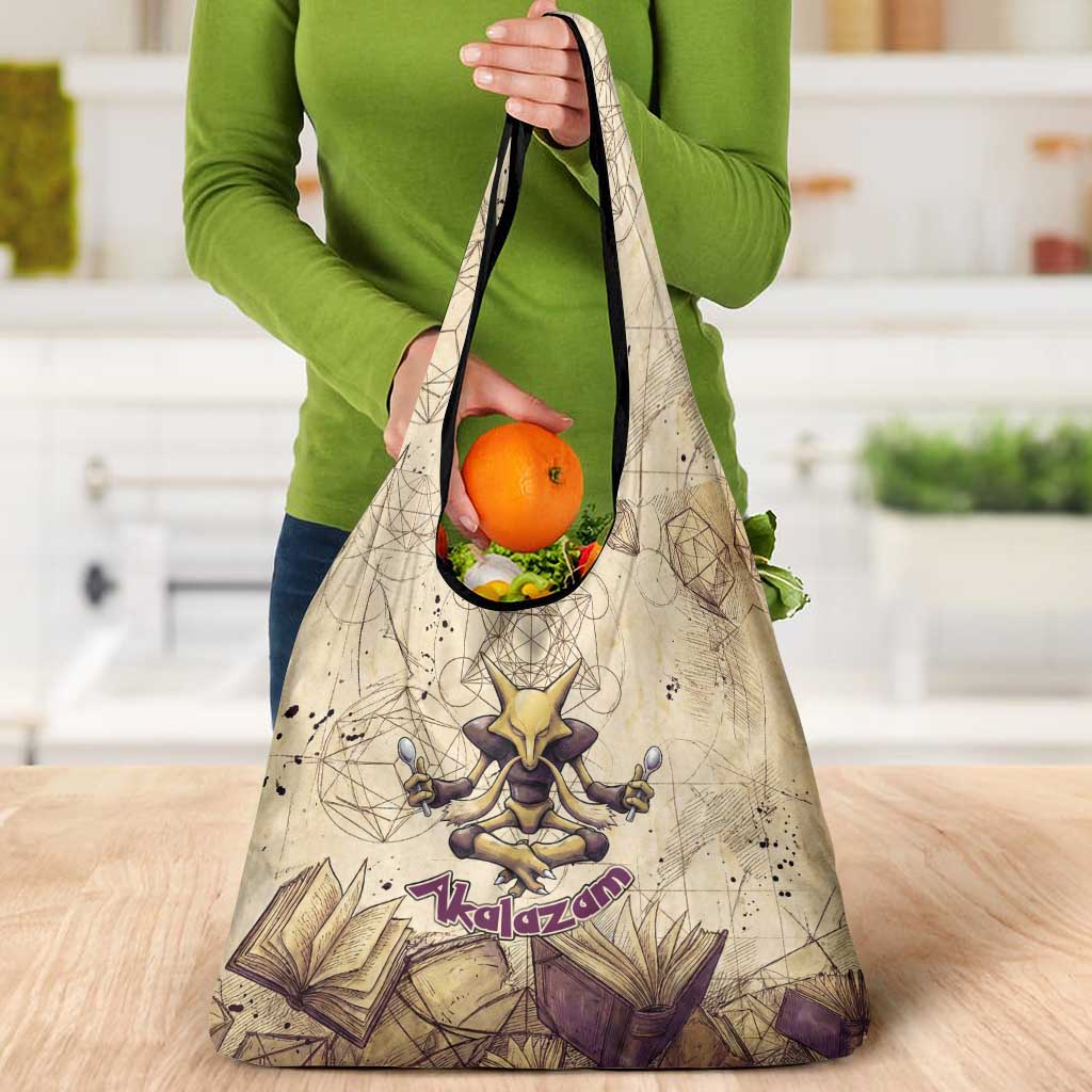 Alakazam Grocery Bag Mystic Geometric Alchemy Art
