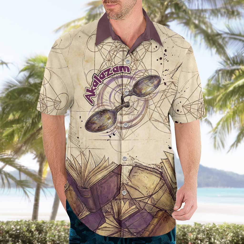 Alakazam Hawaiian Shirt Mystic Geometric Alchemy Art