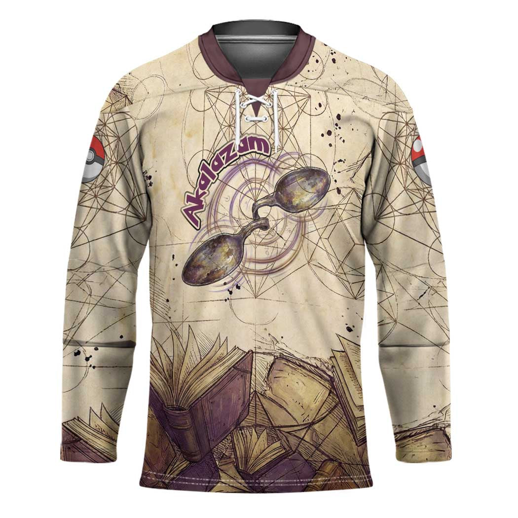 Alakazam Hockey Jersey Mystic Geometric Alchemy Art