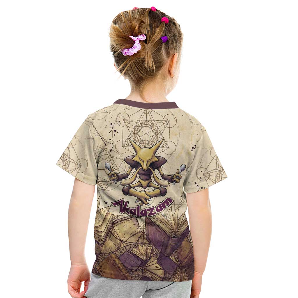 Alakazam Kid T Shirt Mystic Geometric Alchemy Art