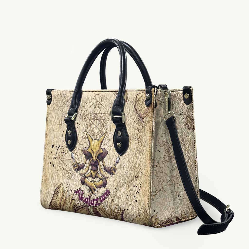 Alakazam Leather Bag Mystic Geometric Alchemy Art
