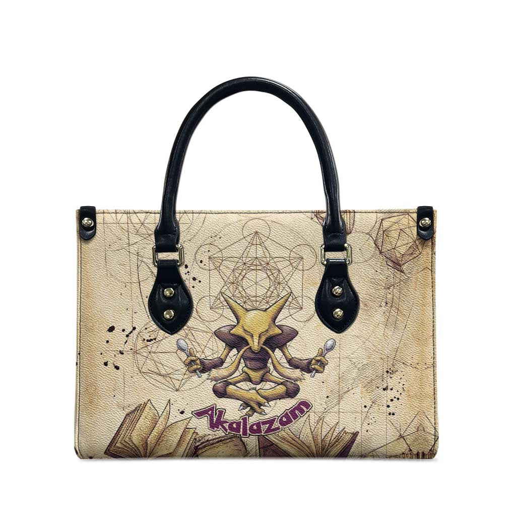 Alakazam Leather Bag Mystic Geometric Alchemy Art
