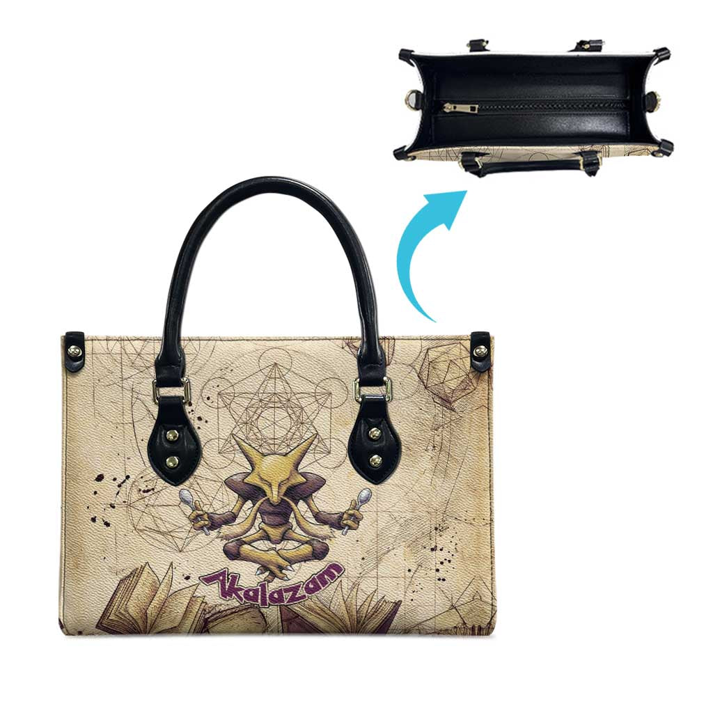 Alakazam Leather Bag Mystic Geometric Alchemy Art