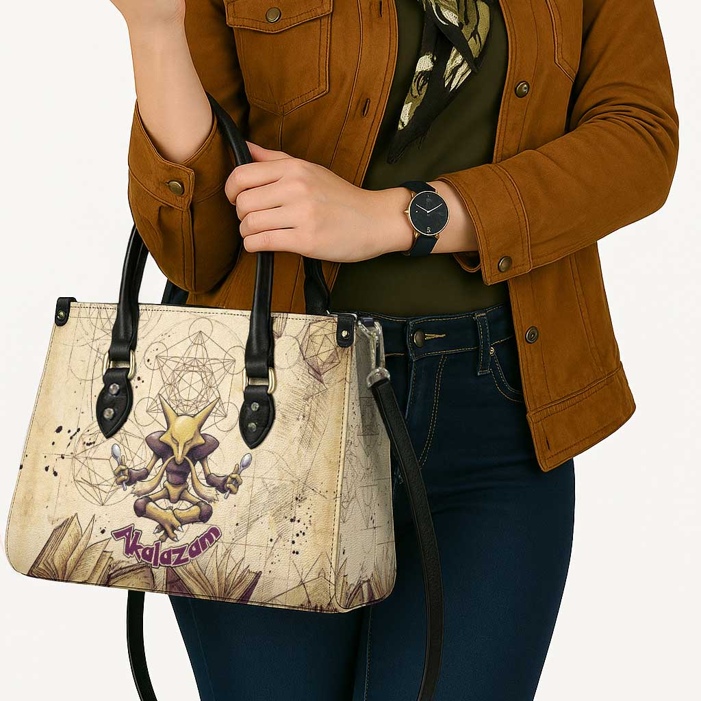 Alakazam Leather Bag Mystic Geometric Alchemy Art