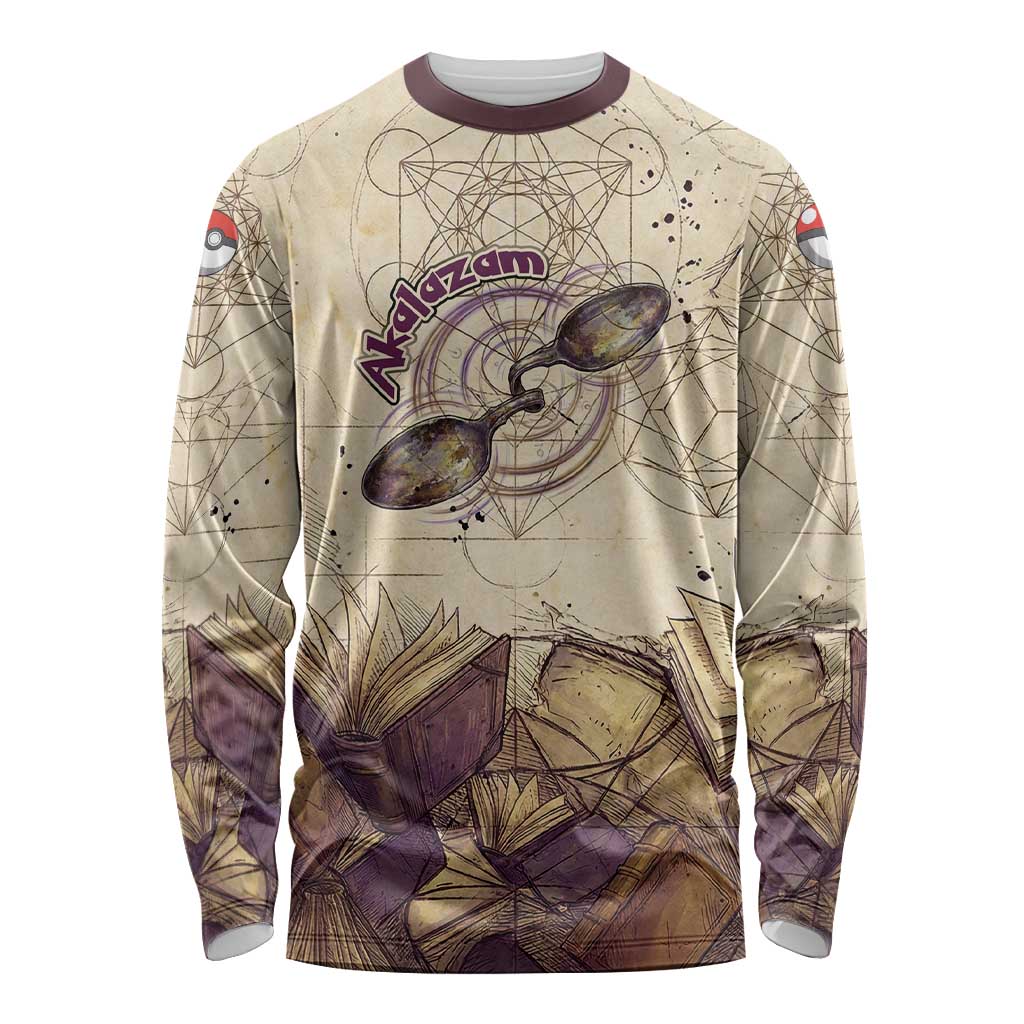 Alakazam Long Sleeve Shirt Mystic Geometric Alchemy Art
