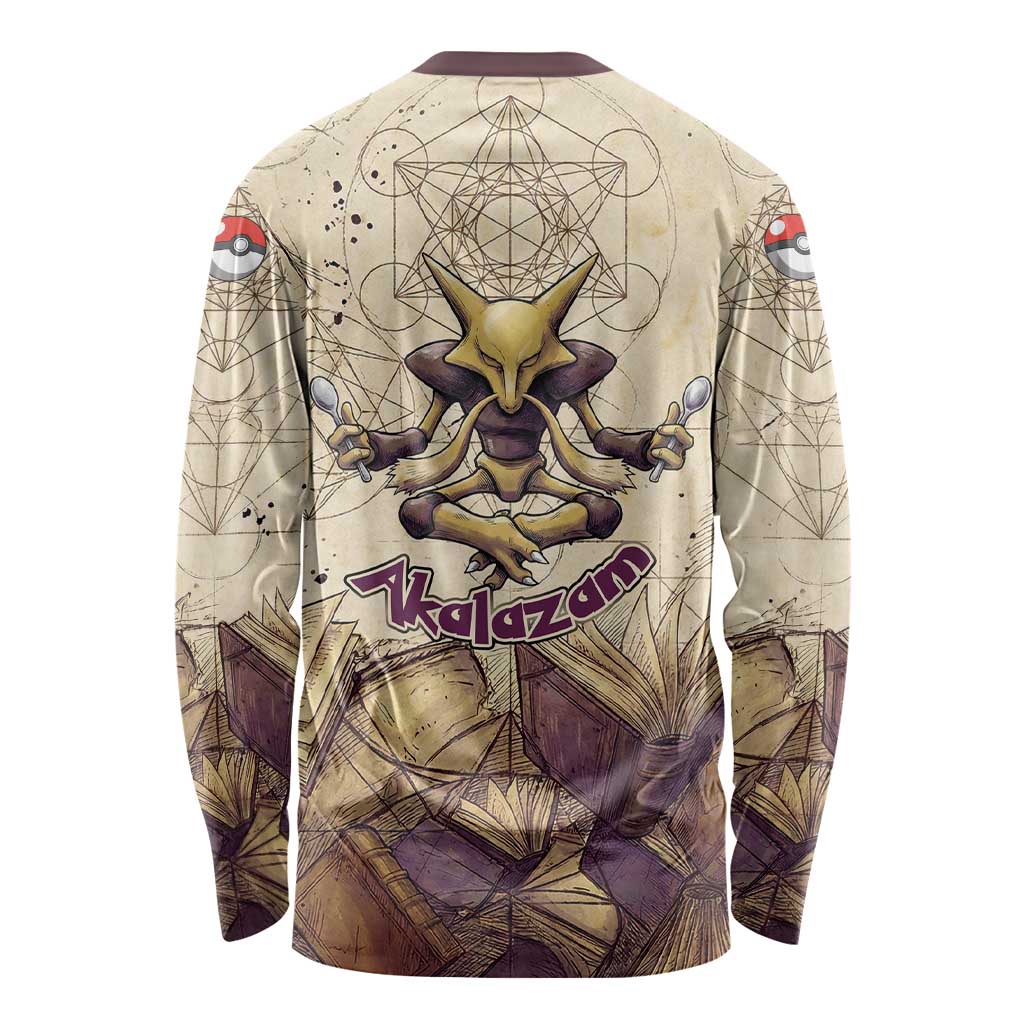 Alakazam Long Sleeve Shirt Mystic Geometric Alchemy Art