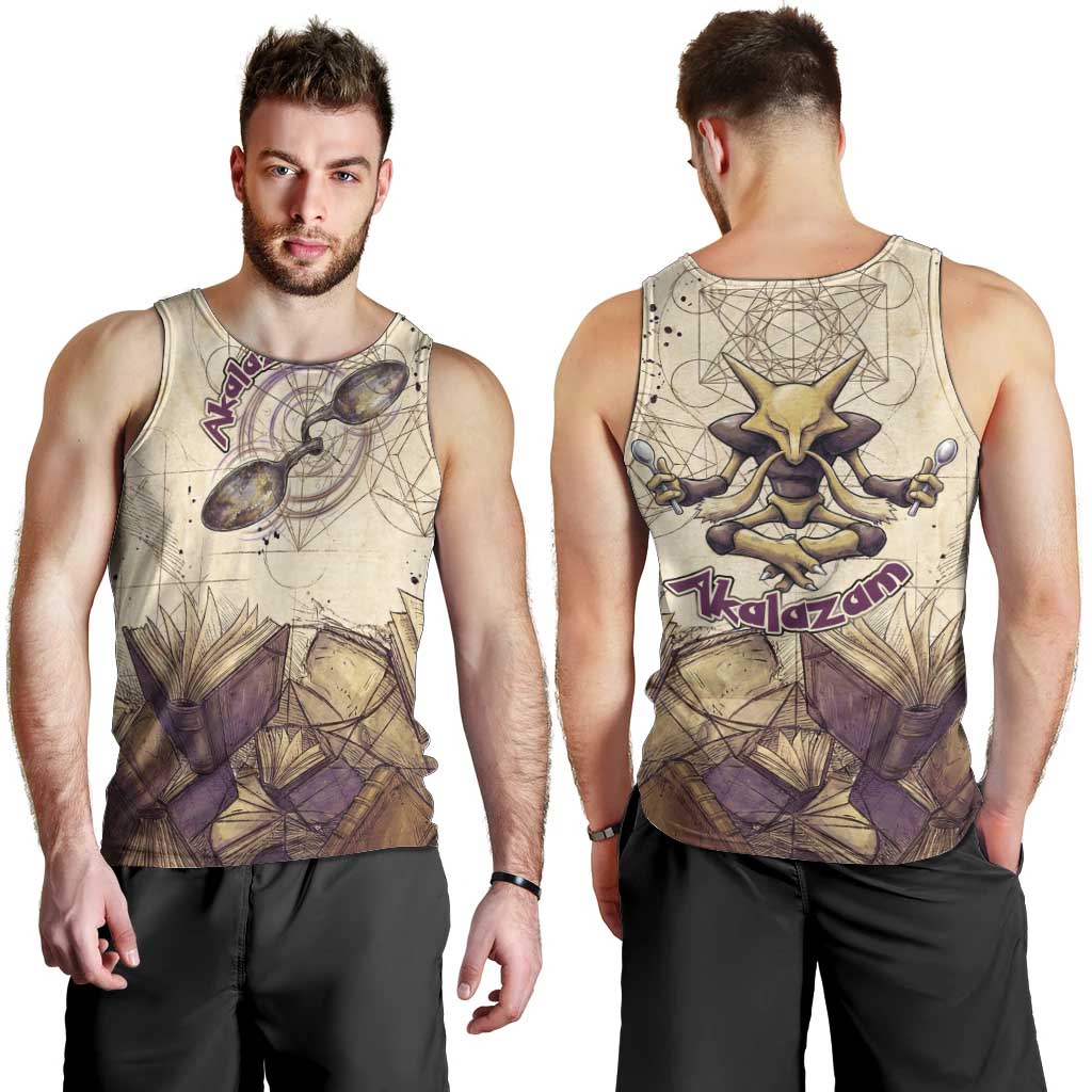 Alakazam Men Tank Top Mystic Geometric Alchemy Art