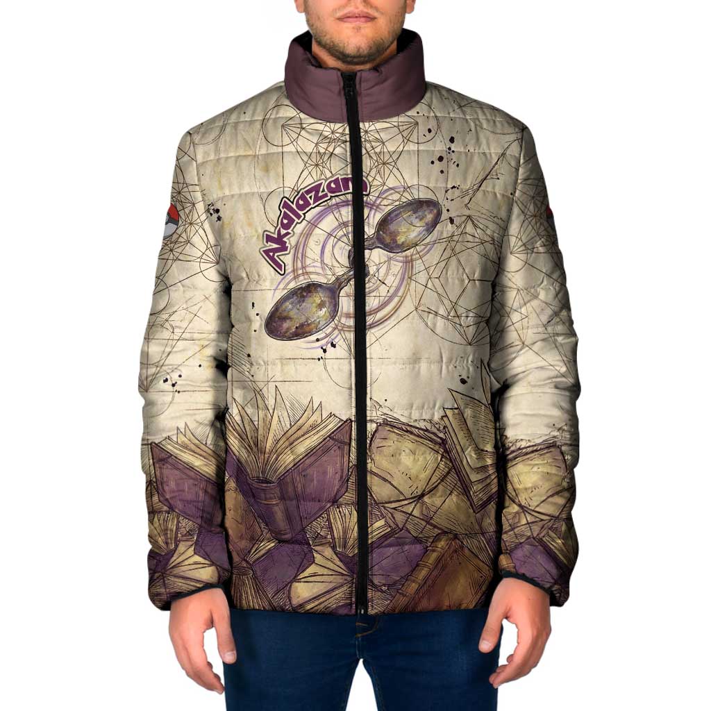 Alakazam Padded Jacket Mystic Geometric Alchemy Art