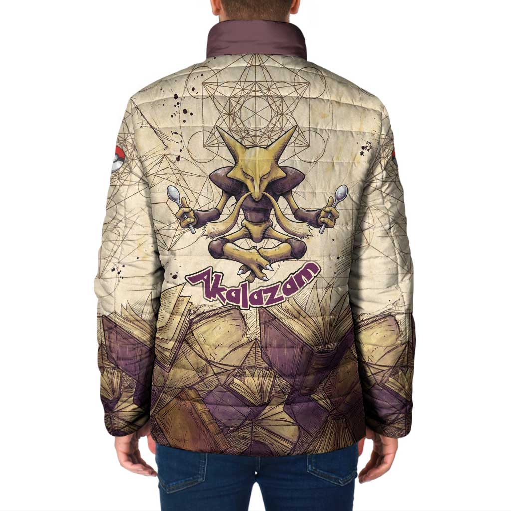 Alakazam Padded Jacket Mystic Geometric Alchemy Art