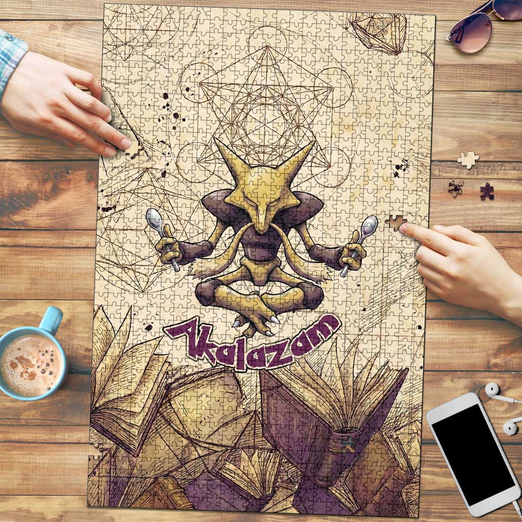 Alakazam Puzzle Mystic Geometric Alchemy Art