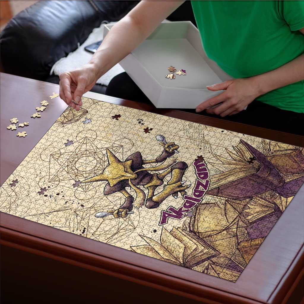 Alakazam Puzzle Mystic Geometric Alchemy Art