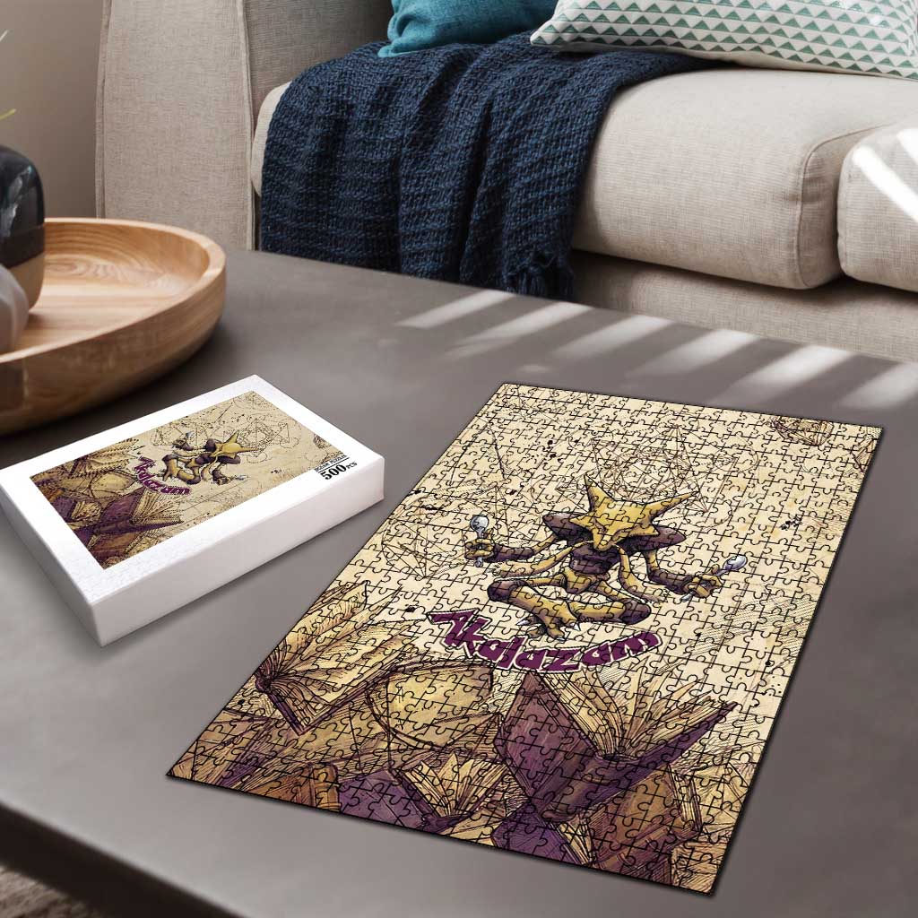 Alakazam Puzzle Mystic Geometric Alchemy Art