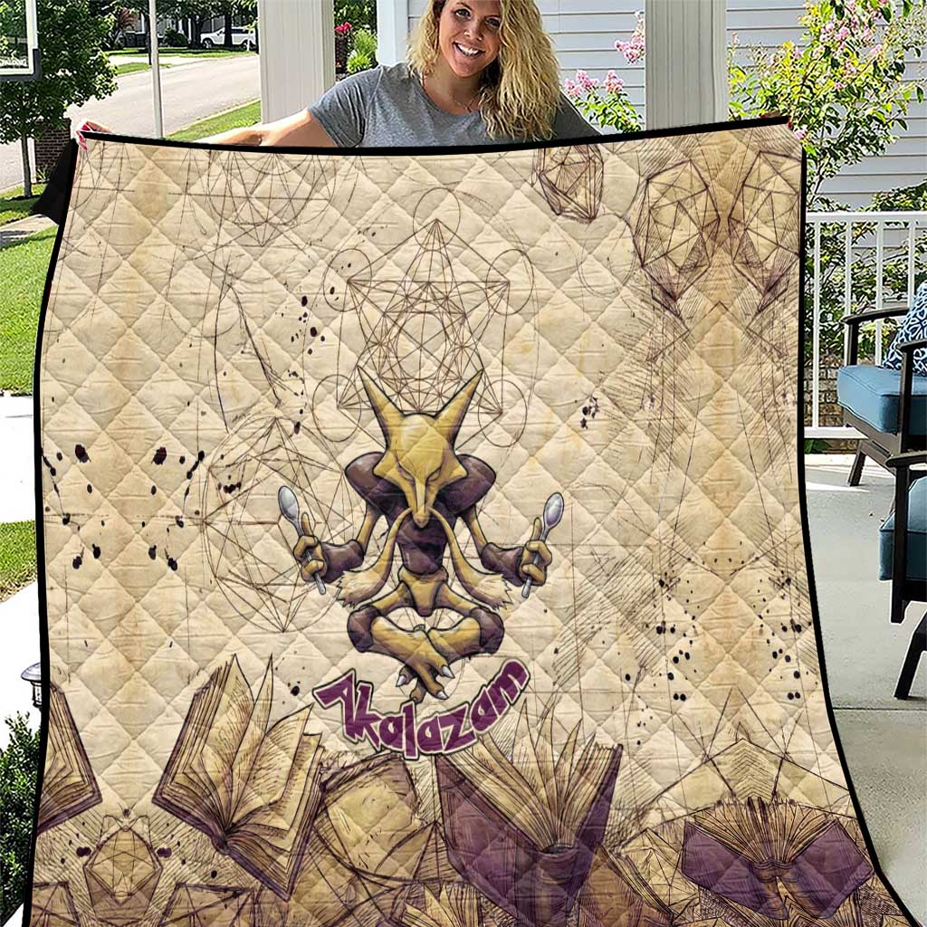 Alakazam Quilt Mystic Geometric Alchemy Art