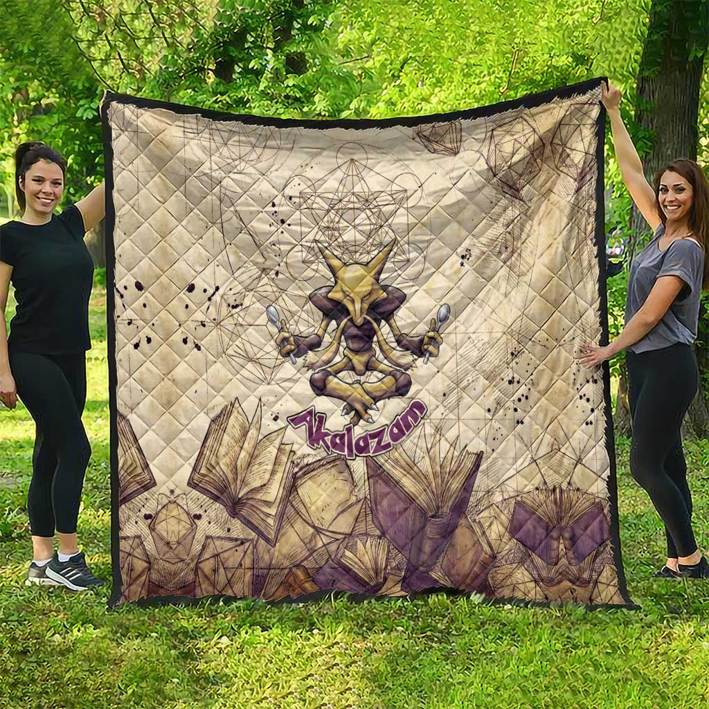 Alakazam Quilt Mystic Geometric Alchemy Art