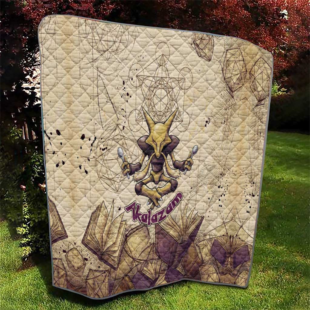 Alakazam Quilt Mystic Geometric Alchemy Art