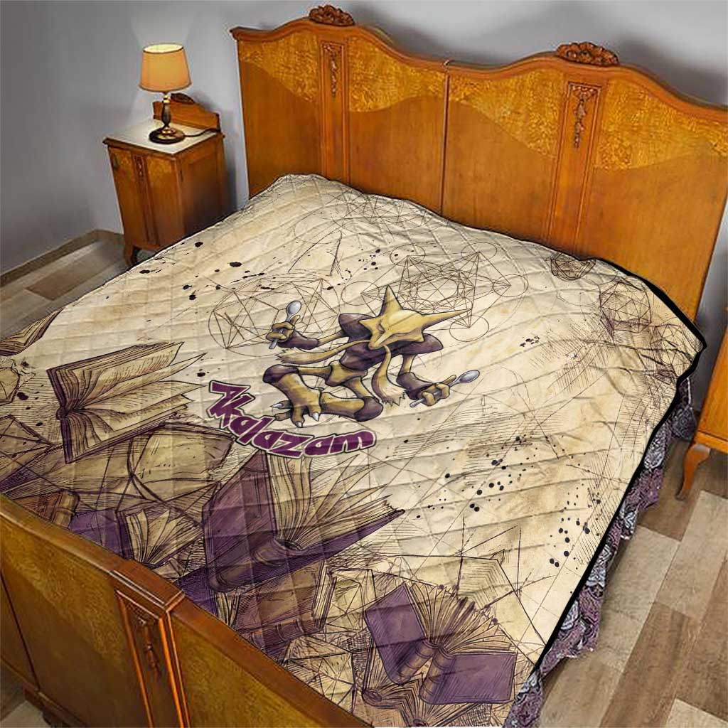 Alakazam Quilt Mystic Geometric Alchemy Art