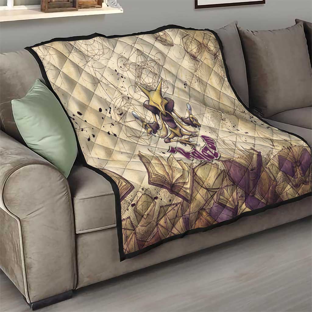 Alakazam Quilt Mystic Geometric Alchemy Art