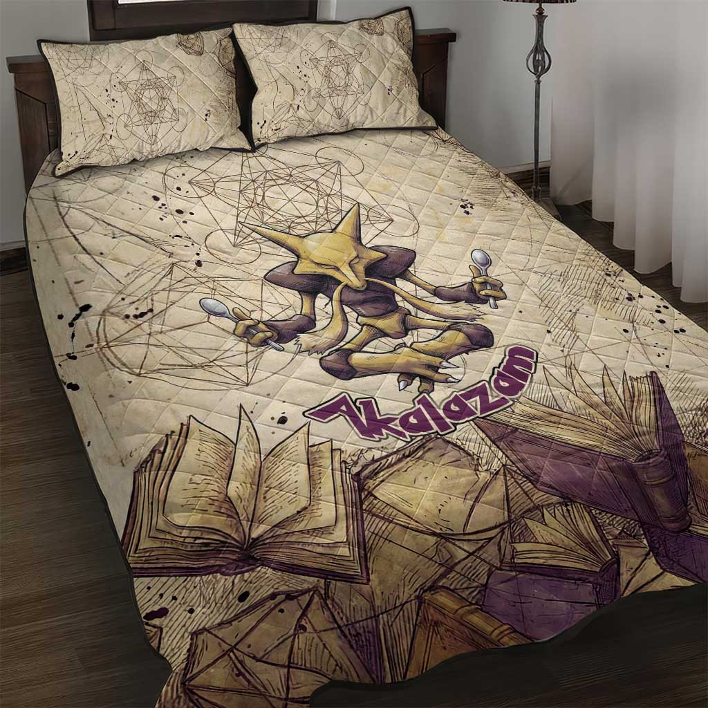 Alakazam Quilt Bed Set Mystic Geometric Alchemy Art