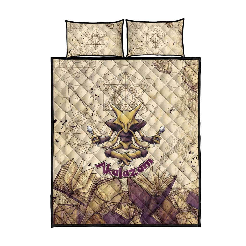Alakazam Quilt Bed Set Mystic Geometric Alchemy Art