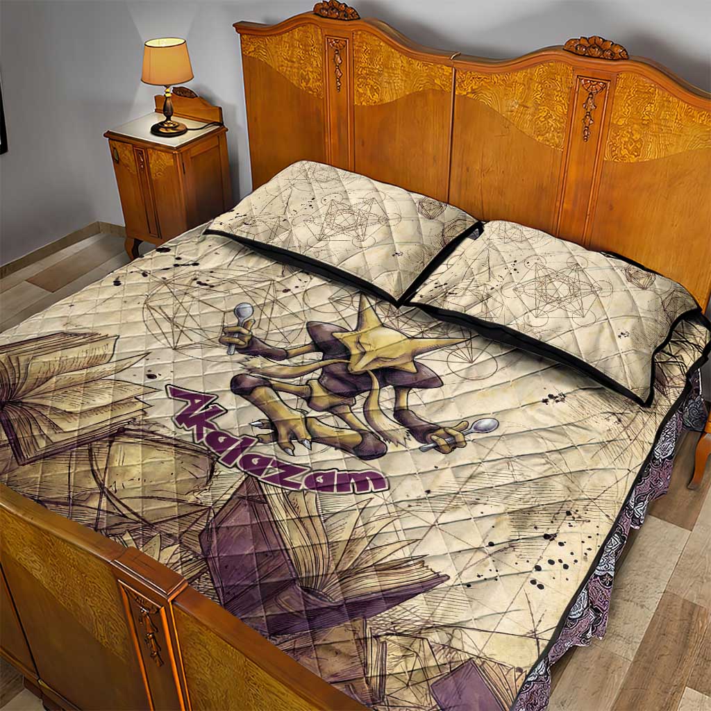 Alakazam Quilt Bed Set Mystic Geometric Alchemy Art