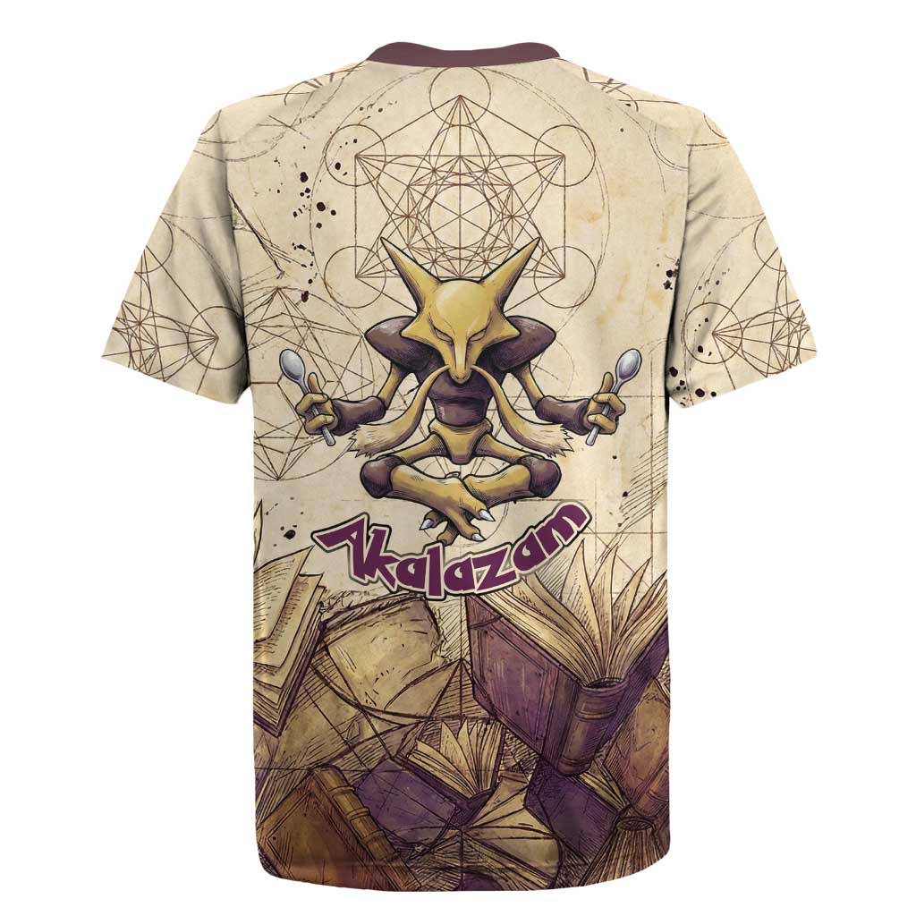 Alakazam Rugby Jersey Mystic Geometric Alchemy Art