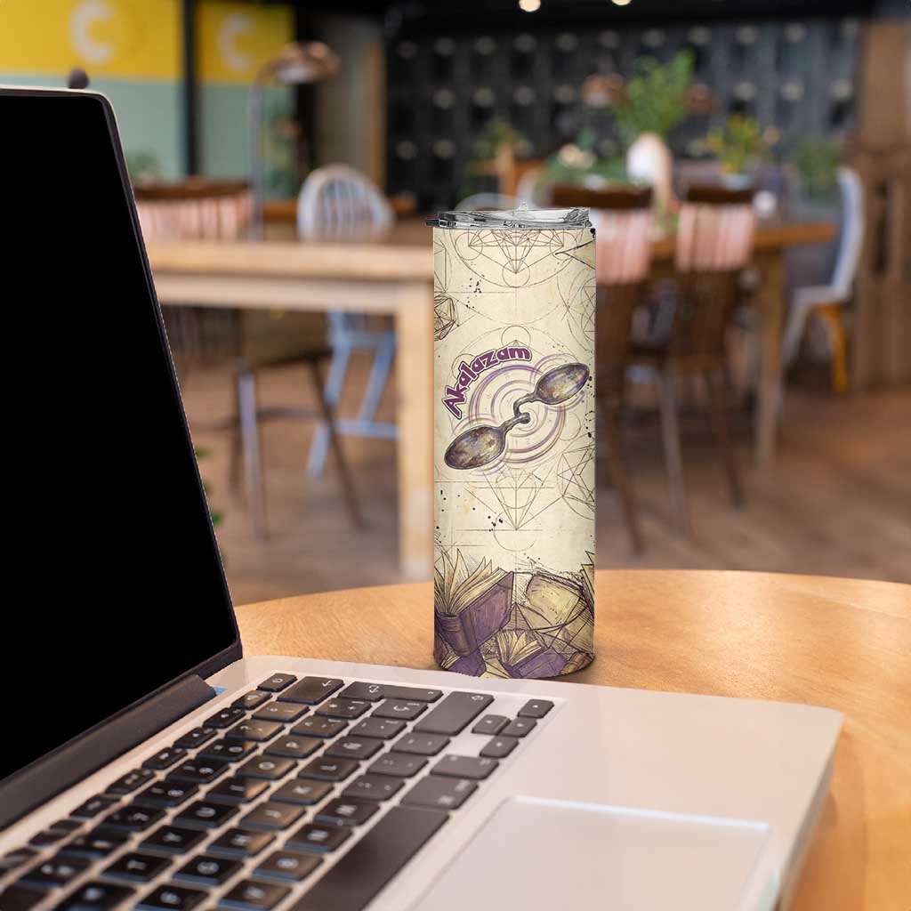 Alakazam Skinny Tumbler Mystic Geometric Alchemy Art