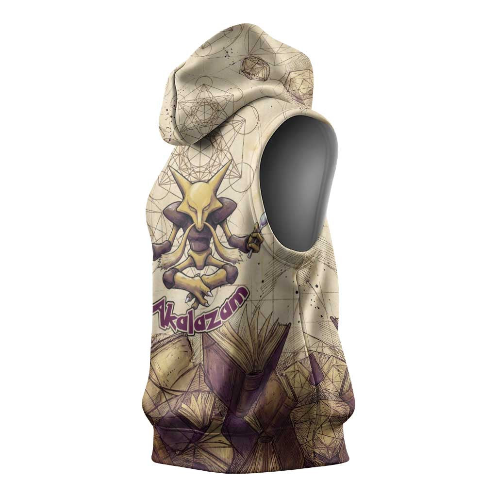 Alakazam Sleeveless Hoodie Mystic Geometric Alchemy Art