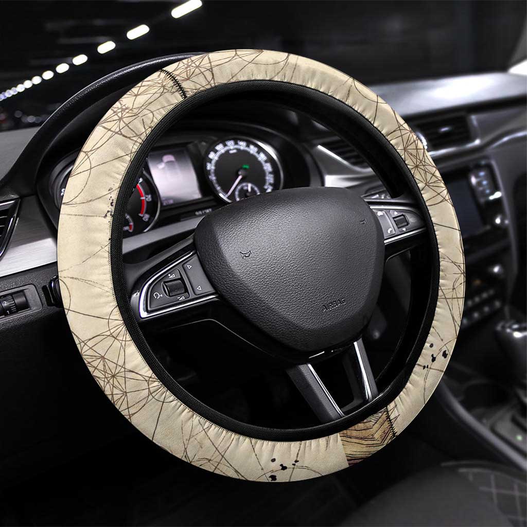 Alakazam Steering Wheel Cover Mystic Geometric Alchemy Art