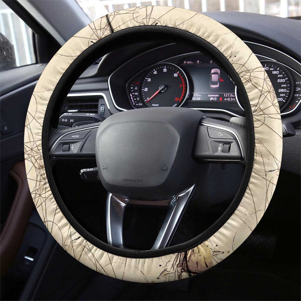 Alakazam Steering Wheel Cover Mystic Geometric Alchemy Art