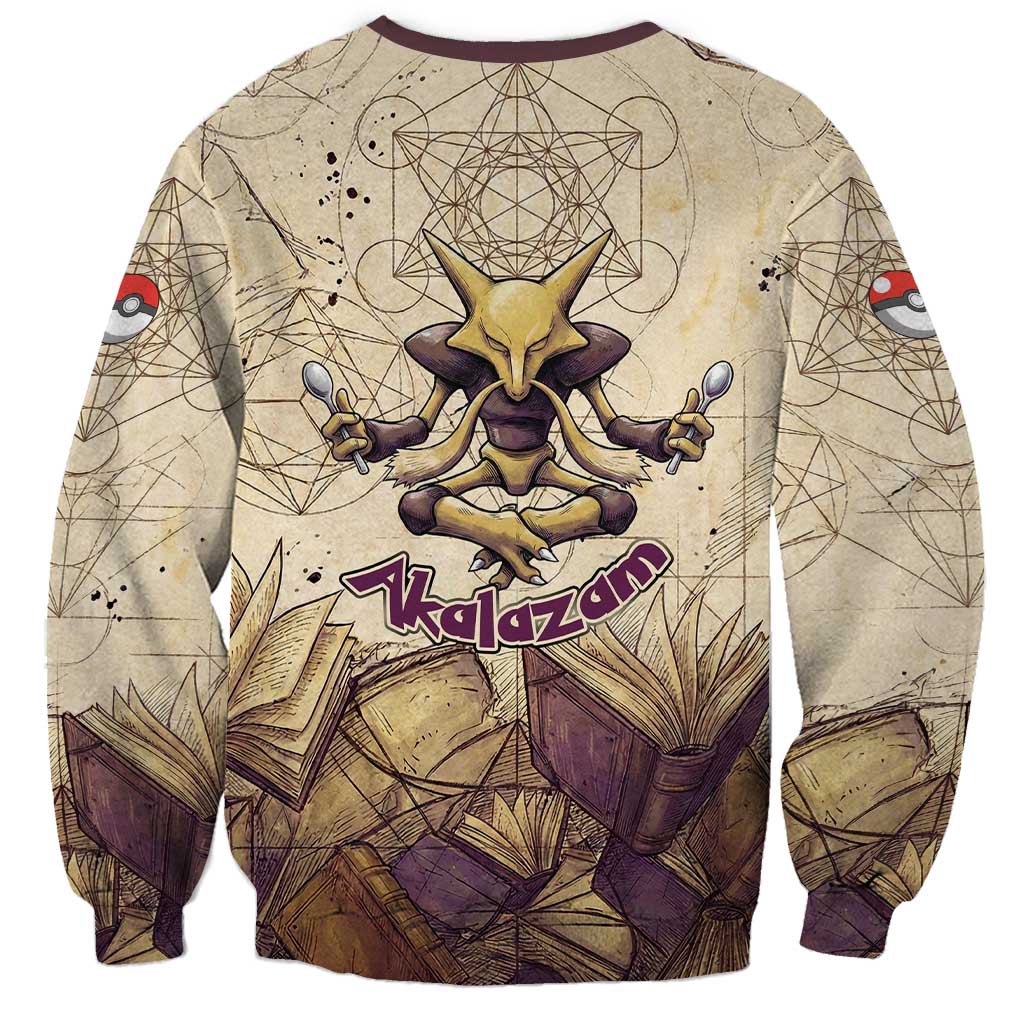 Alakazam Sweatshirt Mystic Geometric Alchemy Art