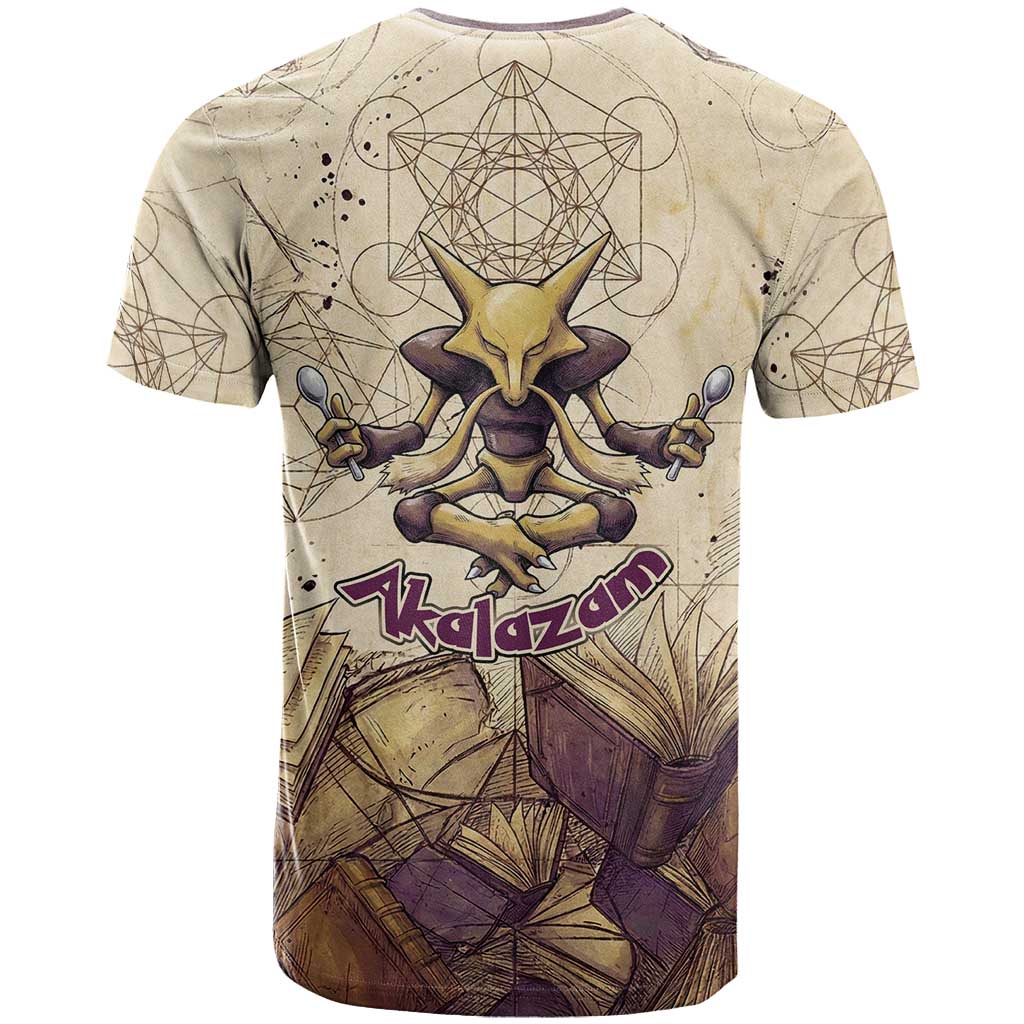 Alakazam T Shirt Mystic Geometric Alchemy Art