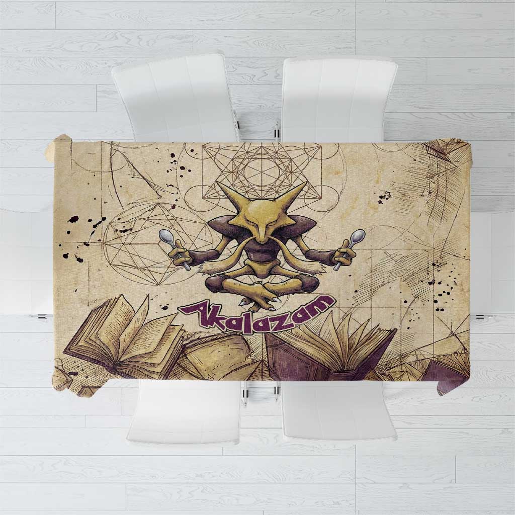 Alakazam Tablecloth Mystic Geometric Alchemy Art