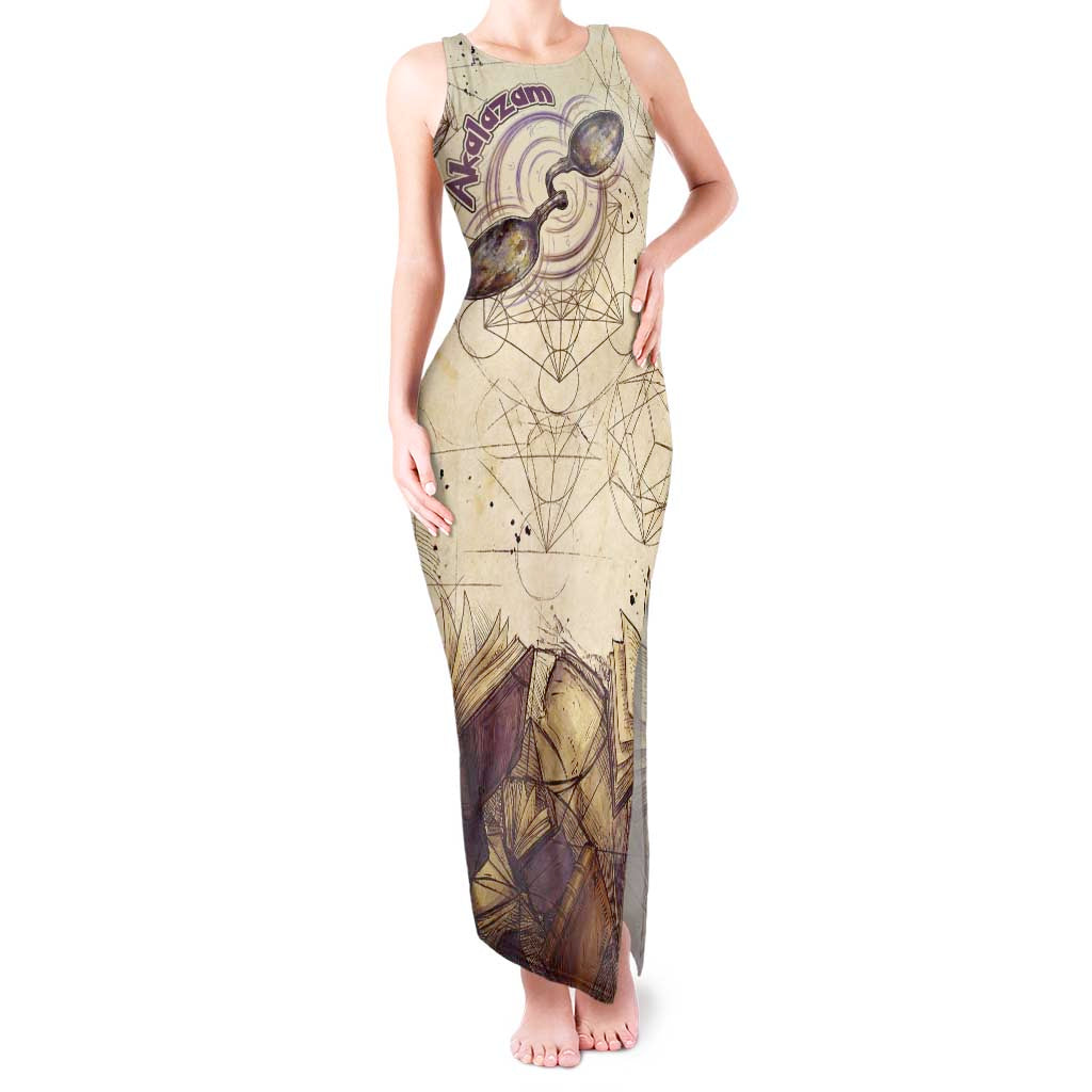 Alakazam Tank Maxi Dress Mystic Geometric Alchemy Art