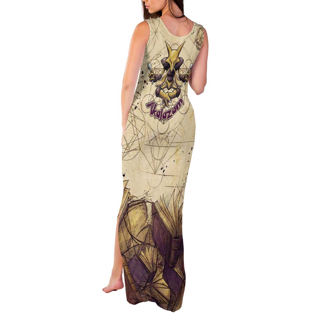 Alakazam Tank Maxi Dress Mystic Geometric Alchemy Art