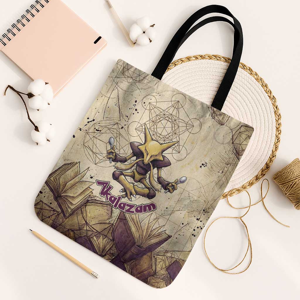 Alakazam Tote Bag Mystic Geometric Alchemy Art