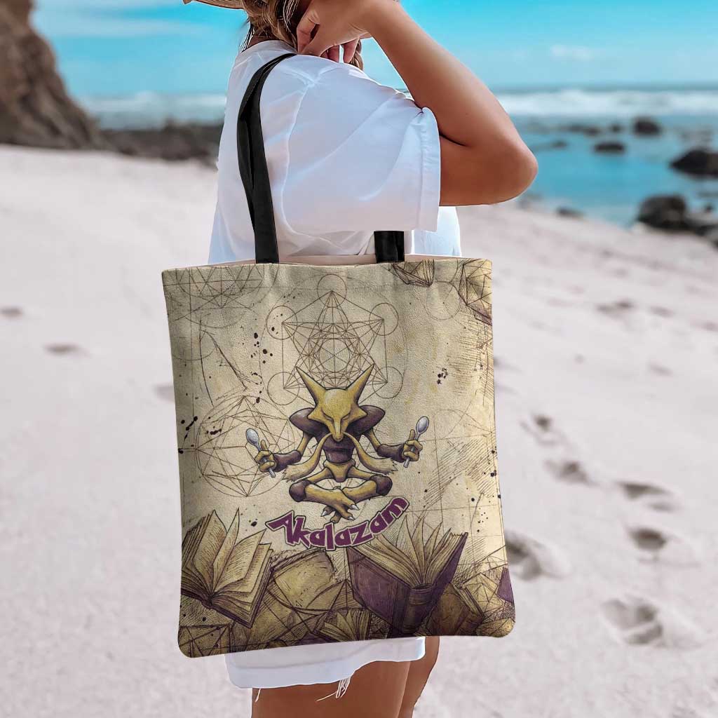 Alakazam Tote Bag Mystic Geometric Alchemy Art