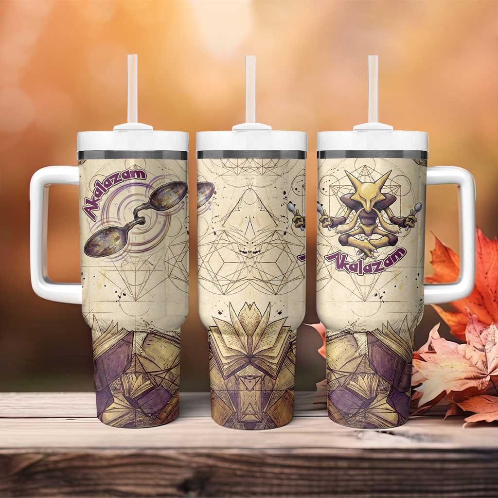 Alakazam Tumbler With Handle Mystic Geometric Alchemy Art