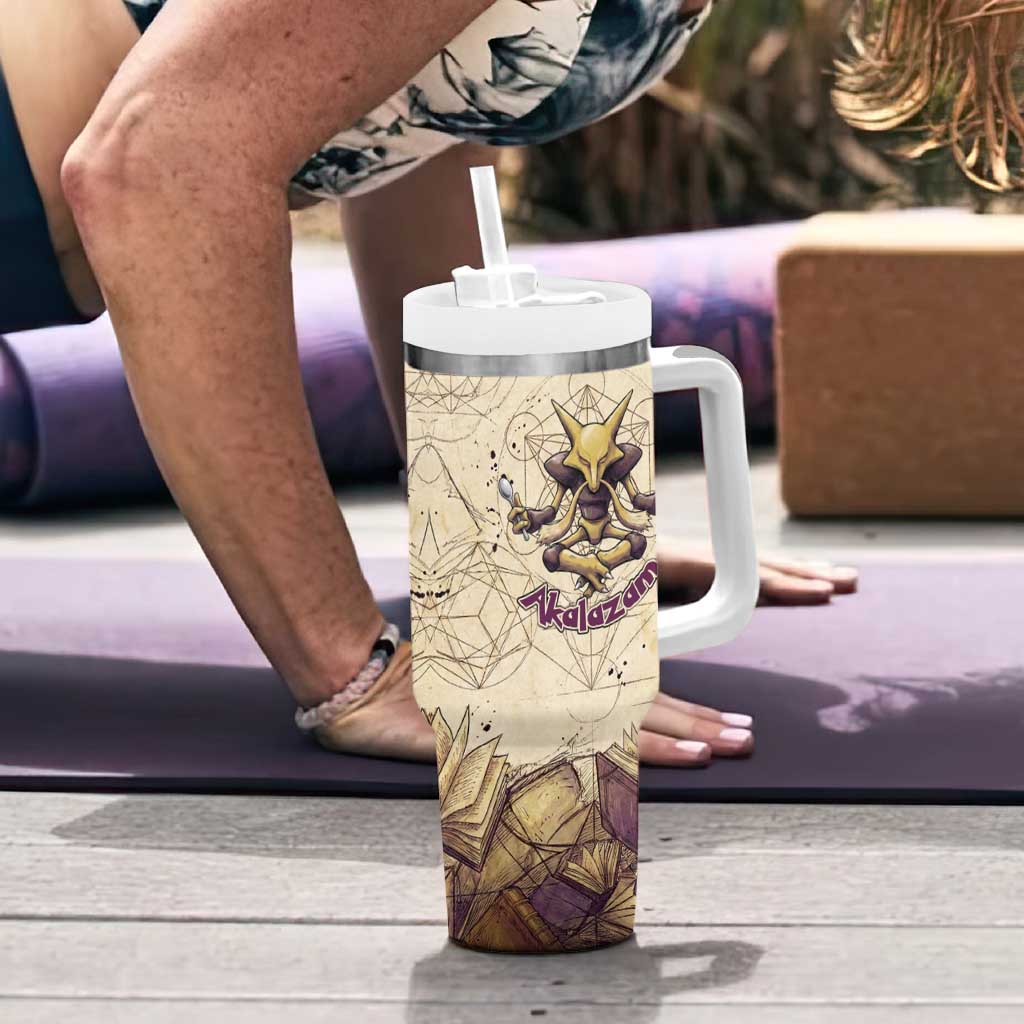 Alakazam Tumbler With Handle Mystic Geometric Alchemy Art